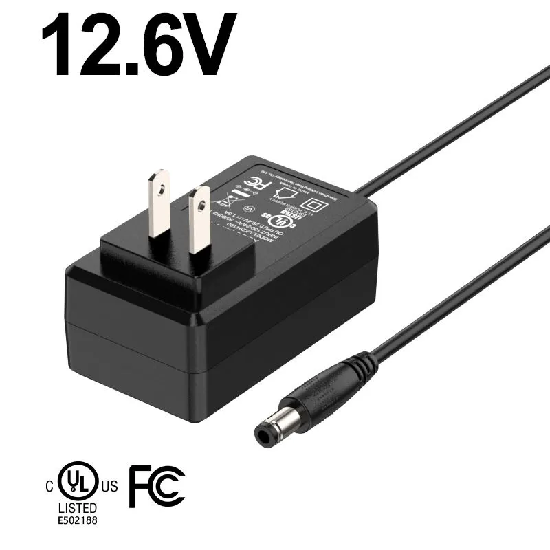 12.6v 2A ウォールマウント電動スクーター電源アダプター