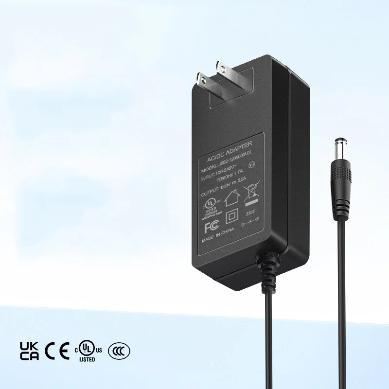 12V 5A ウォールマウント電源アダプター