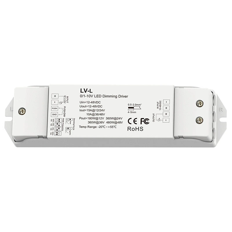 480w プッシュ調光定電圧 0-10V 調光ドライバー