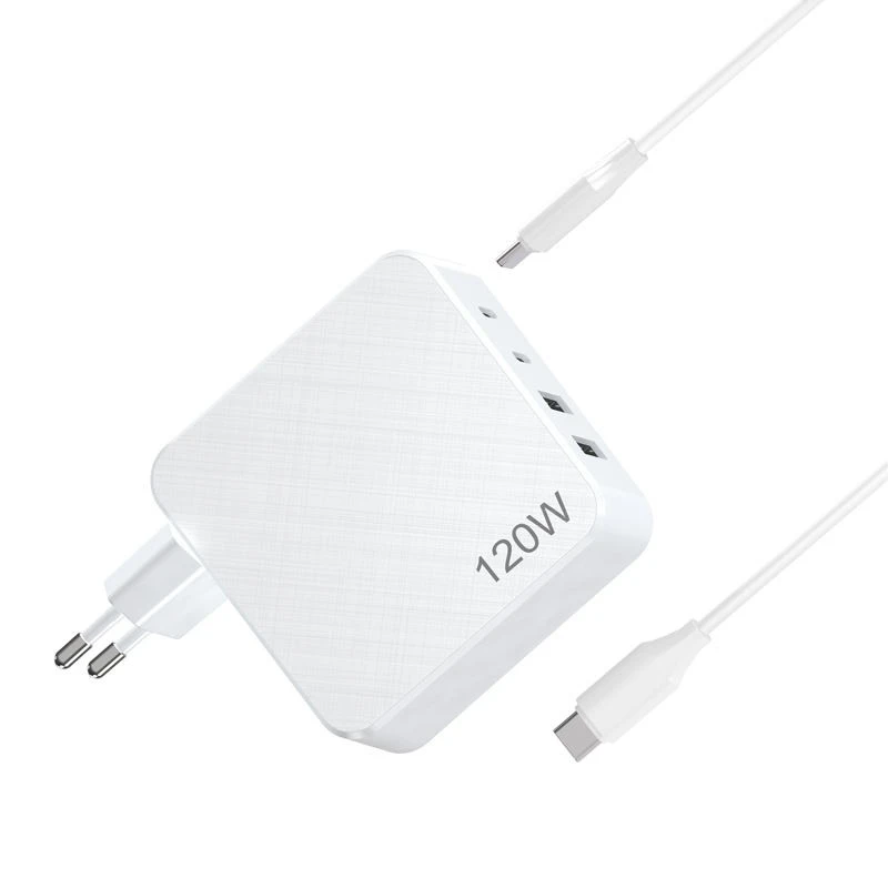 ラップトップマルチポート壁充電器 120W GaN USB C 充電器